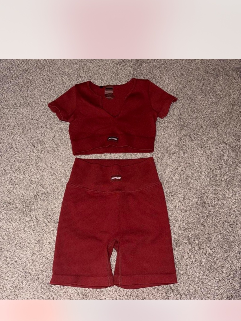 Red Bo+Tee Set